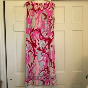 Fun, colorful vintage pucci-ish sheath dress!